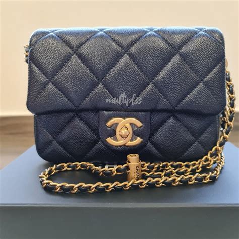 chanel 21k mini flap caviar
